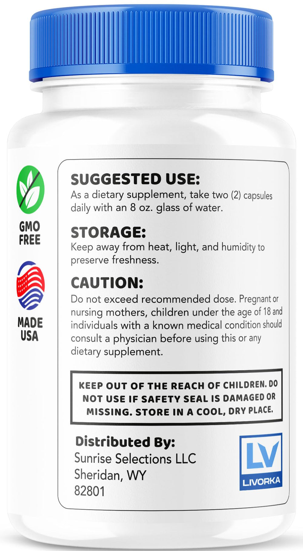 LIVORKA NerveGuard Premium ingredients scene hints at natural components