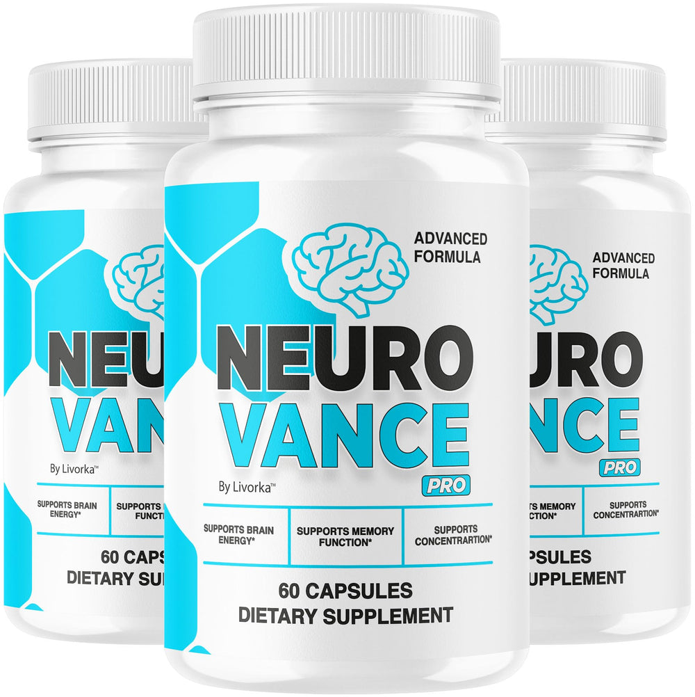 LIVORKA Neuro Vance Pro bottle for focus support during daily tasks.