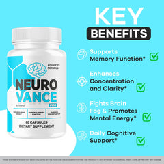 LIVORKA Neuro Vance Pro label detail emphasizes all-natural formula quality