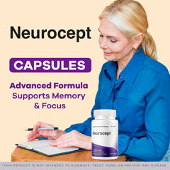 LIVORKA Neurocept bottle label highlighting USA-made GMP quality