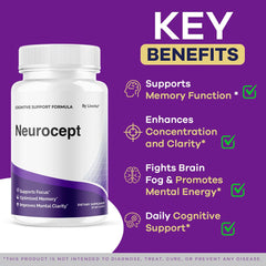 LIVORKA Neurocept capsules stacked for convenient daily dosing
