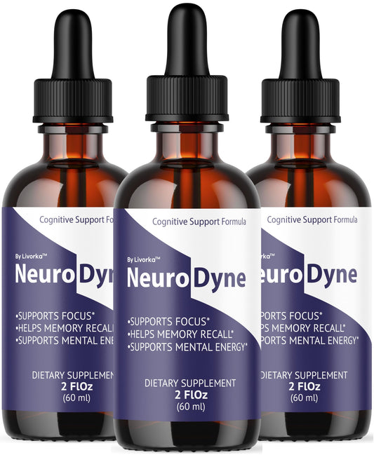 LIVORKA NeuroDyne bottle packaging highlights premium design for everyday use.
