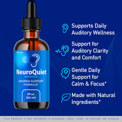 LIVORKA NeuroQuiet Drops 3-pack box showing value and routine