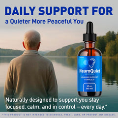 LIVORKA NeuroQuiet Drops packaging inside view with included instructions