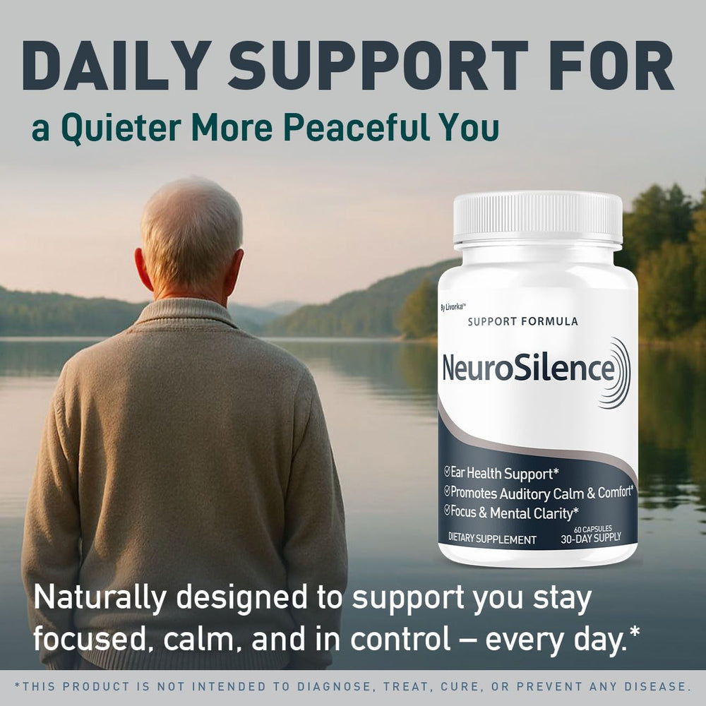 LIVORKA Neurosilence serving size illustration of two capsules per day