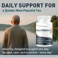 LIVORKA Neurosilence USA-made seal indicates strict manufacturing standards.