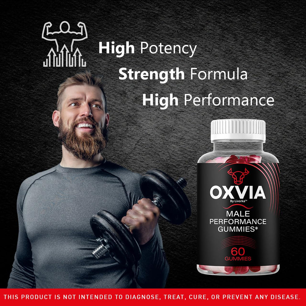LIVORKA Oxvia gummies pack 3 bottles suggests a convenient three-month supply.