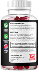 LIVORKA Oxvia gummies pour shot demonstrates quick, convenient dosage.