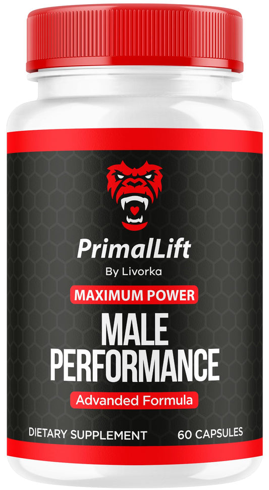 LIVORKA Primal Lift bottle highlights natural formula for daily energy support.