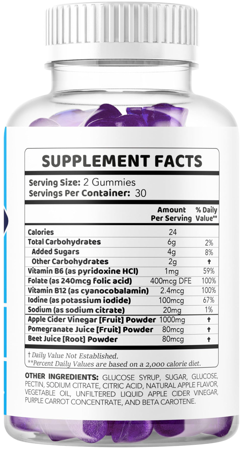LIVORKA supplement facts panel and clean formula details