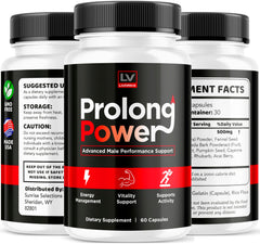 LIVORKA Prolong Power packaging showcases a three-month supply for men