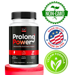 LIVORKA Prolong Power serving with a glass of water.