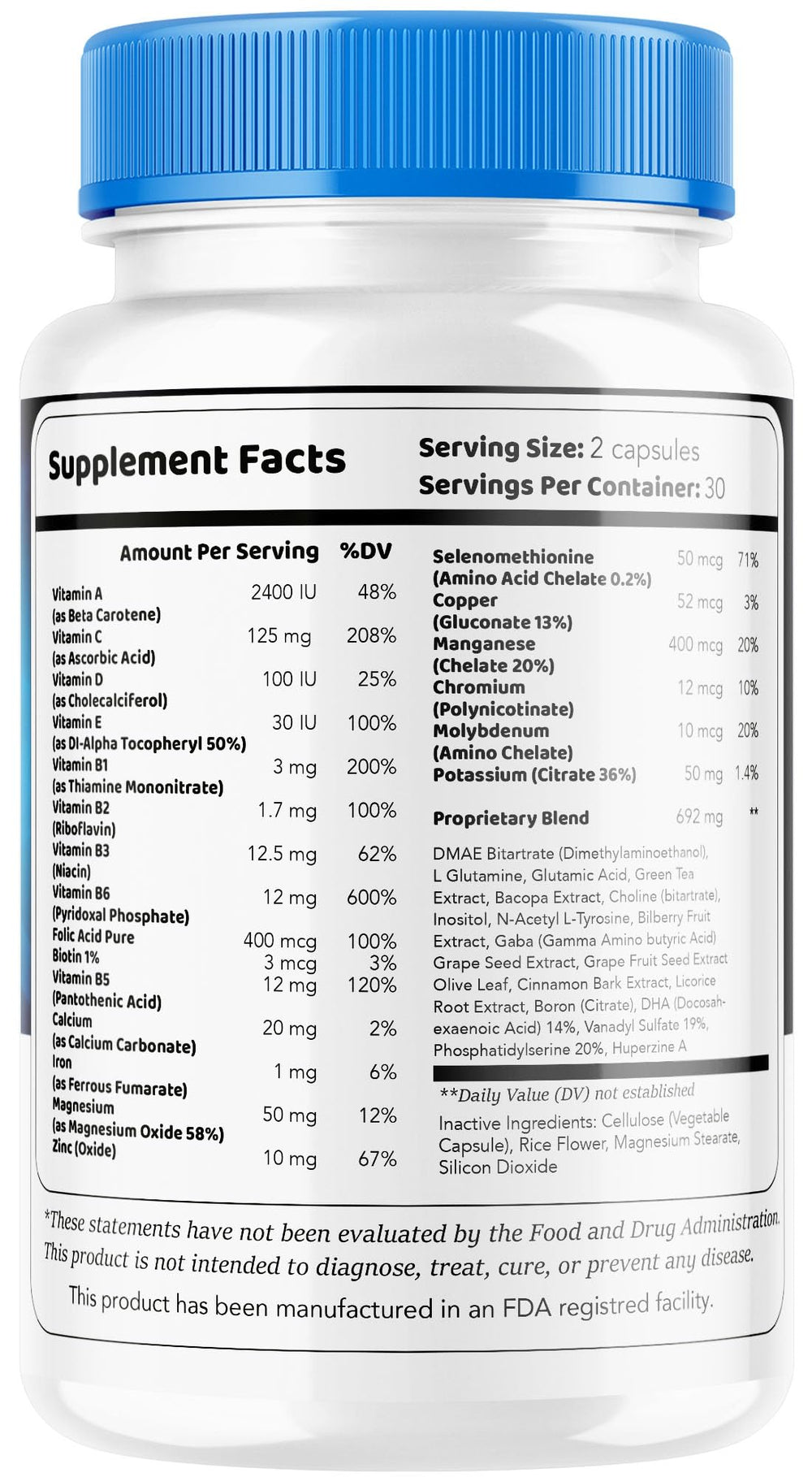 LIVORKA Pronerve 6 bottle side label shows ingredient transparency.