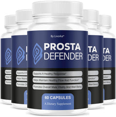 LIVORKA ProstaDefender bottle front for daily wellness routine.