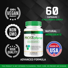 LIVORKA Prostafense label detail on premium formula.