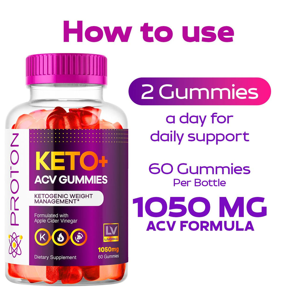 Close-up LIVORKA Proton Keto ACV Gummies texture shows chewy, flavorful bite.