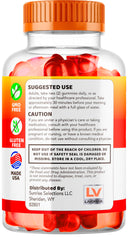 LIVORKA PureFuel Gummies ingredients and nutrition facts in view