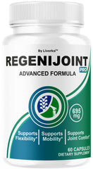 LIVORKA RegeniJoint capsules bottle front for daily joint support.