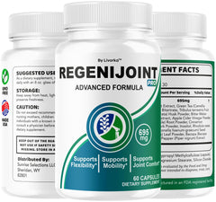 LIVORKA RegeniJoint reviews mockup suggesting reliable joint support.