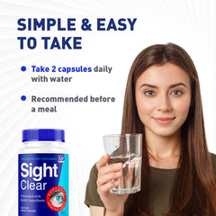 LIVORKA Sight Clear label details displaying gluten-free formula