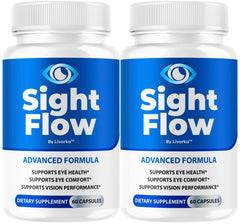 LIVORKA Sight Flow Eye Capsules bottle front for daily eye support.