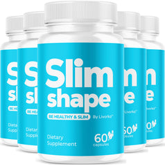 LIVORKA SlimShape bottle closeup highlighting premium all-natural wellness support.