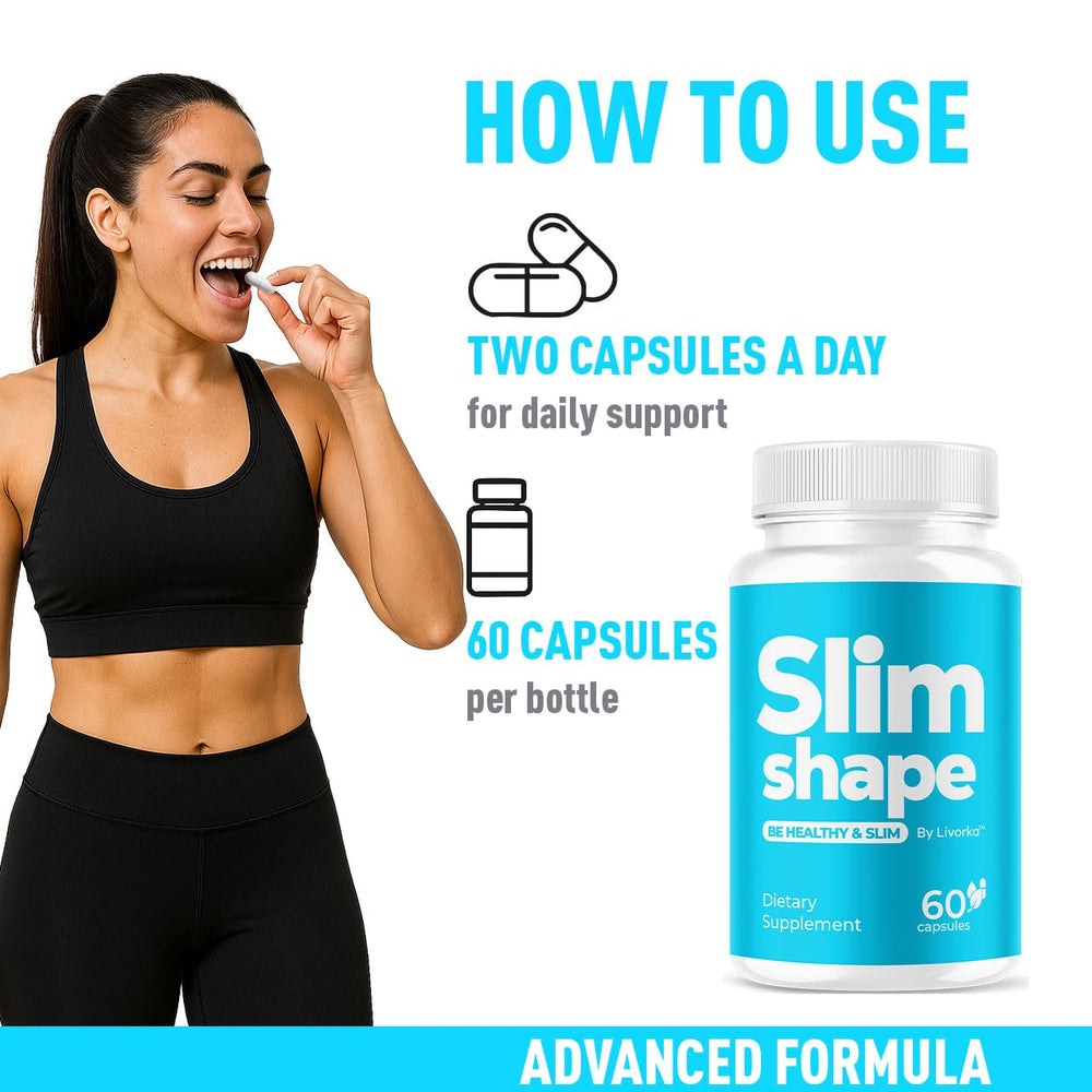LIVORKA SlimShape pills for women used in a morning routine.