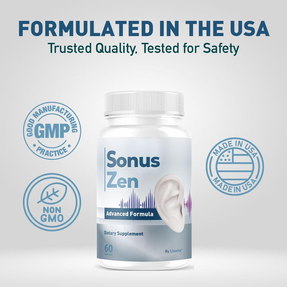 LIVORKA SonusZen capsules daily-dose depiction for convenient routine.