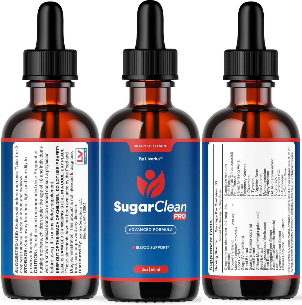 LIVORKA Sugar Clean Pro Drops setup in a daily routine context for wellness support.