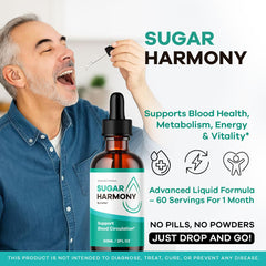 Three-bottle LIVORKA Sugar Harmony Drops 3-pack display for convenient three-month supply