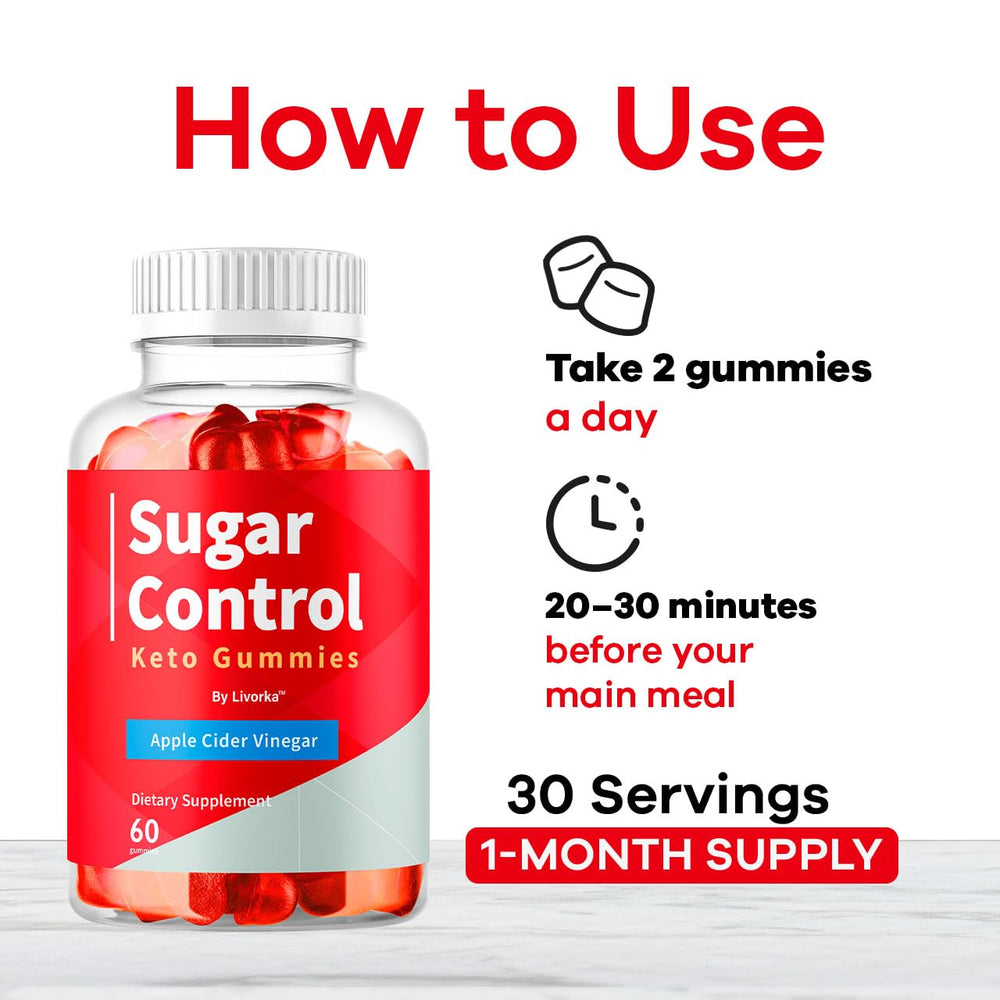 LIVORKA SugarControl gummies texture close-up highlighting chewy consistency.