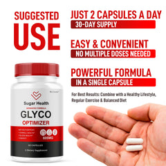 LIVORKA SugarHealth Glyco Optimizer pack shot emphasizing three month supply
