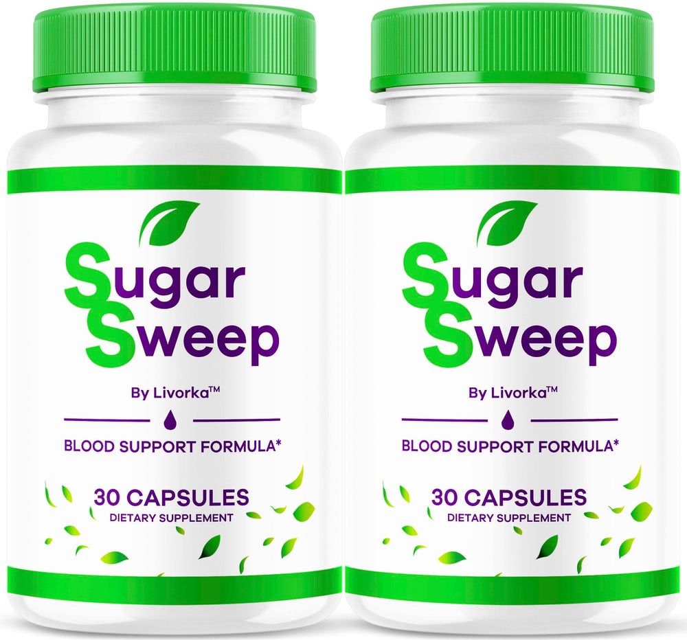 LIVORKA SugarSweep bottle front showing a two month supply.