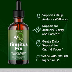 LIVORKA TinnitusFix Drops packaging highlights a natural ear wellness option.