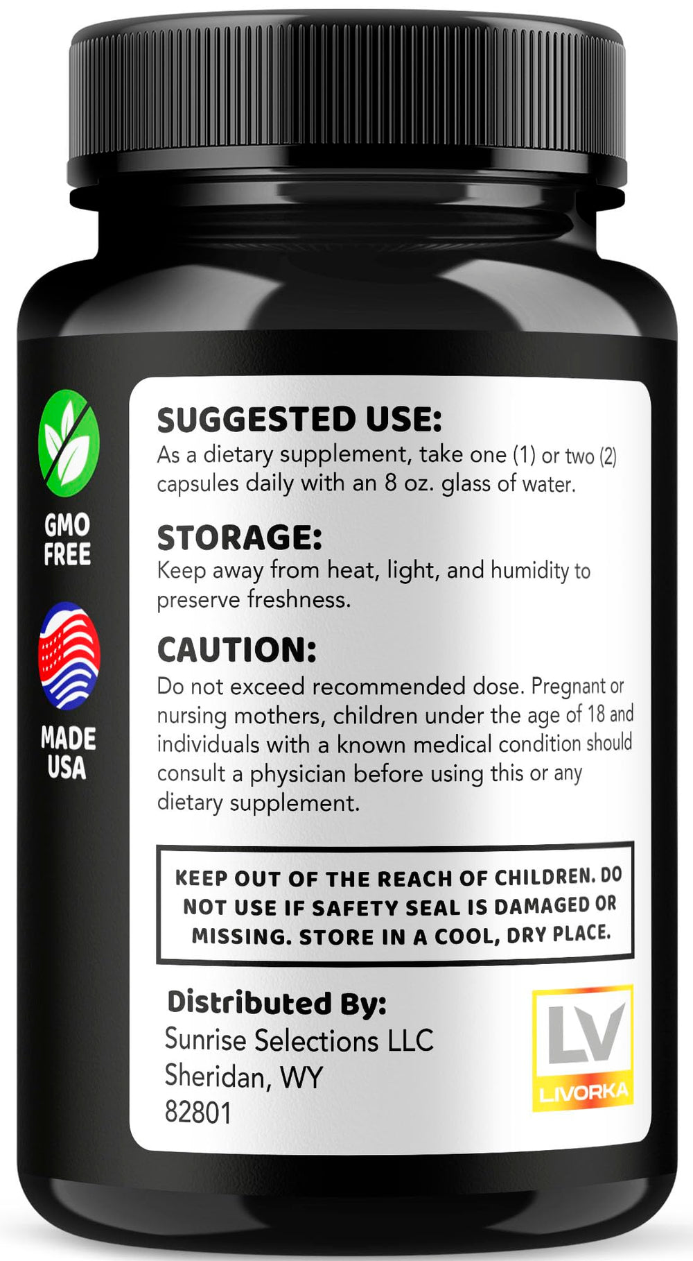LIVORKA True Sterone box packaging suggesting a two-month supply.
