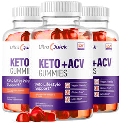 LIVORKA Ultra Quick Keto ACV Gummies bottle front for easy daily wellness