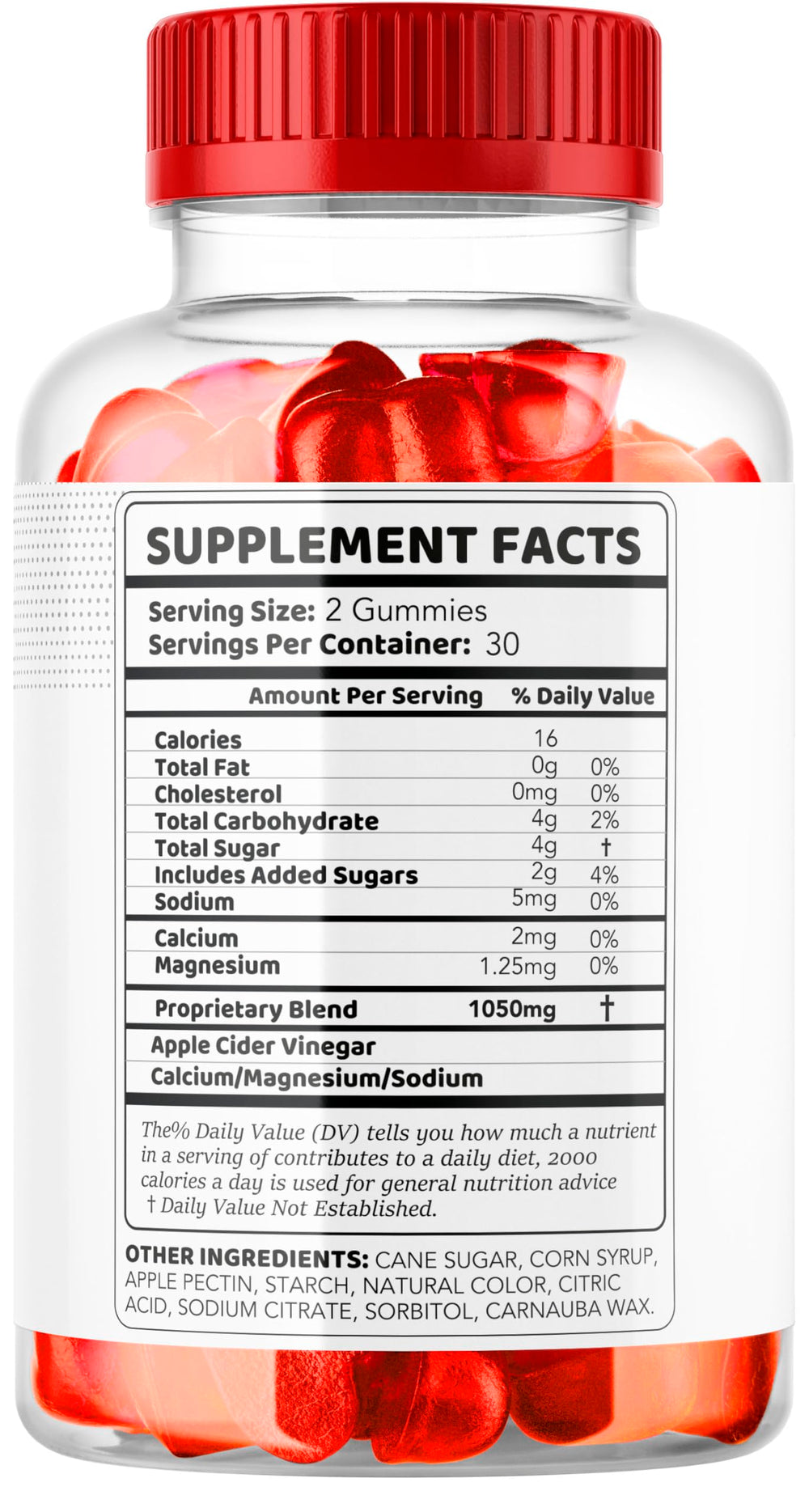 Open-pack scene with gummies spilling for an easy daily routine.