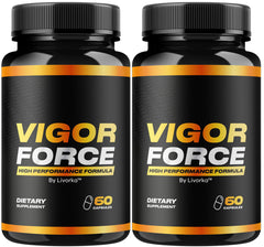 LIVORKA Vigor Force bottle front view for daily energy support.