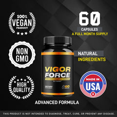LIVORKA Vigor Force pack 3-month supply.