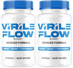 LIVORKA Virile Flow bottle close-up for daily vitality.