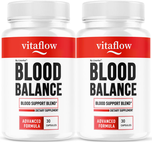 LIVORKA VitaFlow bottle close-up showing premium formula for daily balance support