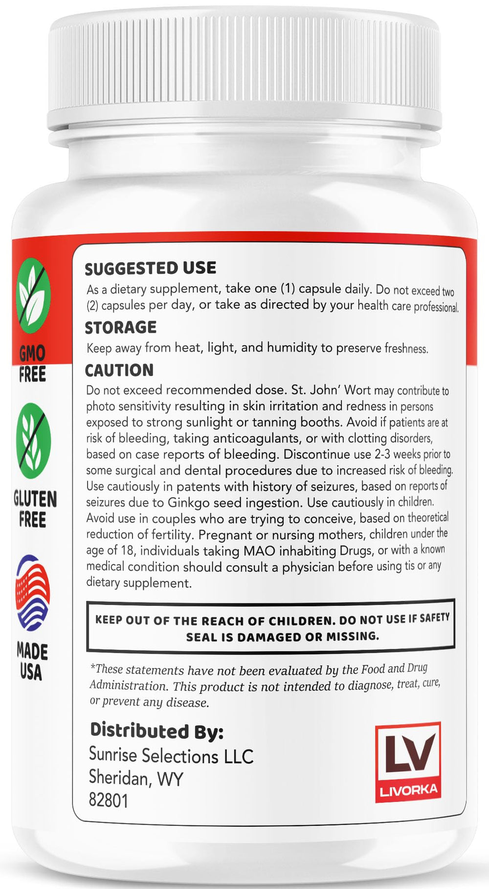 LIVORKA VitaFlow bottle in hand suggests travel-friendly daily use