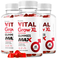LIVORKA Vital Grow XL bottle shows packaging for daily performance support.