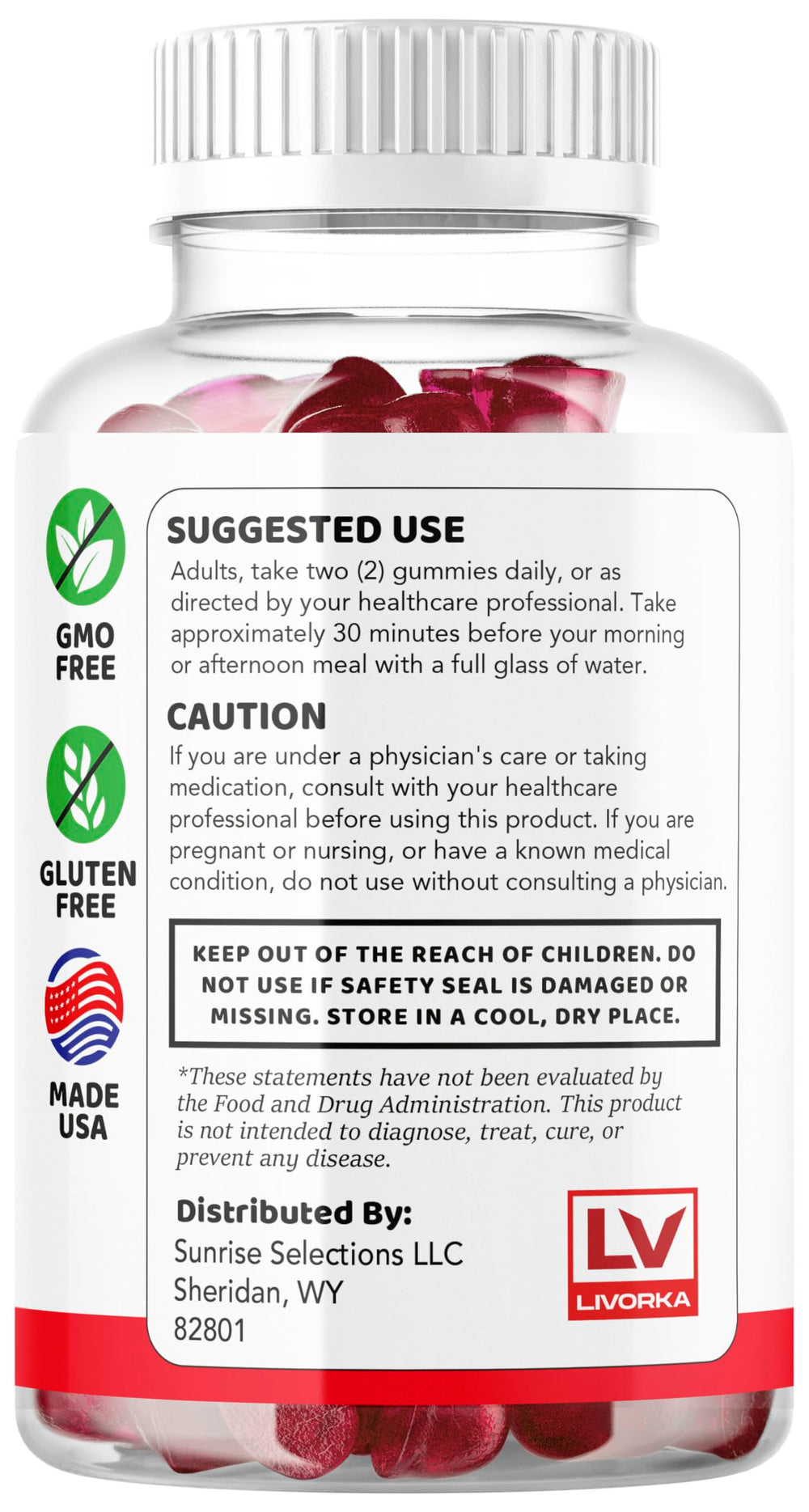 LIVORKA Vital Pump XL Max 2025 formula highlighted in product packaging.