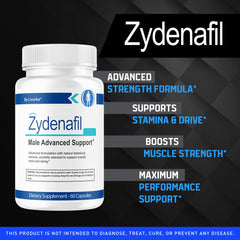 Close-up of LIVORKA Zydenafil pills on table for convenient daily use