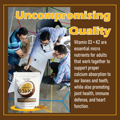 Label highlights GMO-free, gluten-free, and soy-free ingredients.