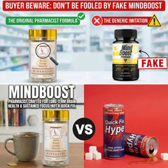 MindBoost capsules closeup, high-potency cognitive ingredients highlighted