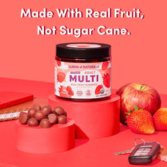 Llama Naturals multivitamin vegan organic fruit sources emphasis