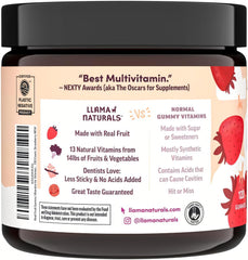 Llama Naturals Women’s Multivitamin Gummies no added sugar for cleaner taste.