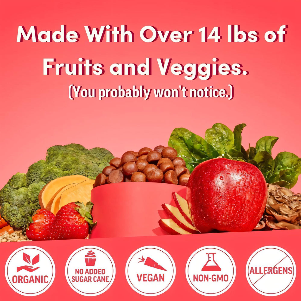 Llama Naturals Women’s Multivitamin Gummies strawberry close-up, tasty vegan nutrition.
